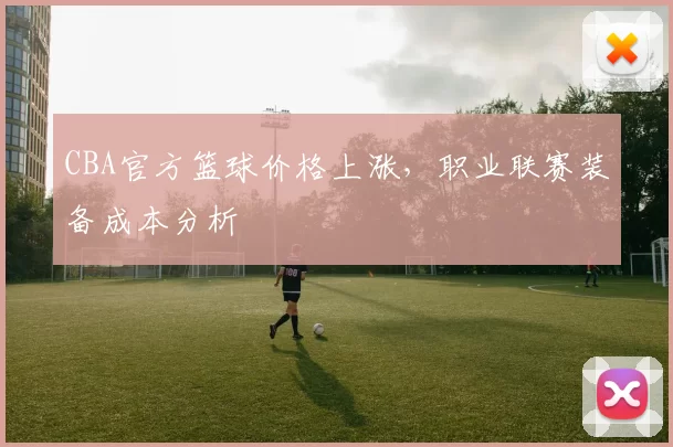 CBA官方篮球价格上涨，职业联赛装备成本分析