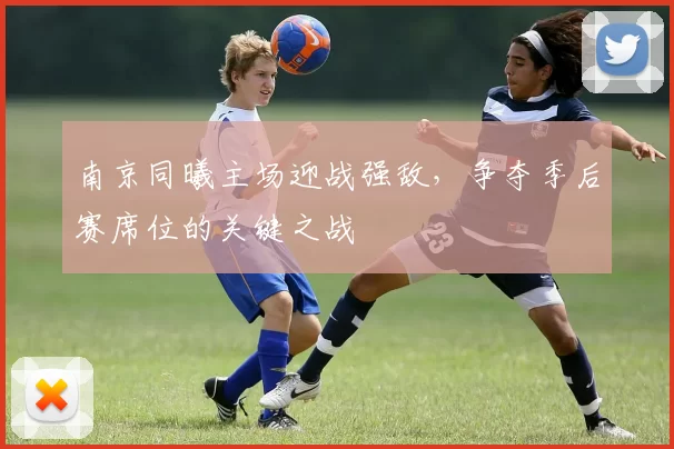 南京同曦主场迎战强敌，争夺季后赛席位的关键之战